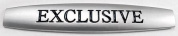 Шильдик эмблема автомобильный SHKP Exclusive S серебряный пластик
